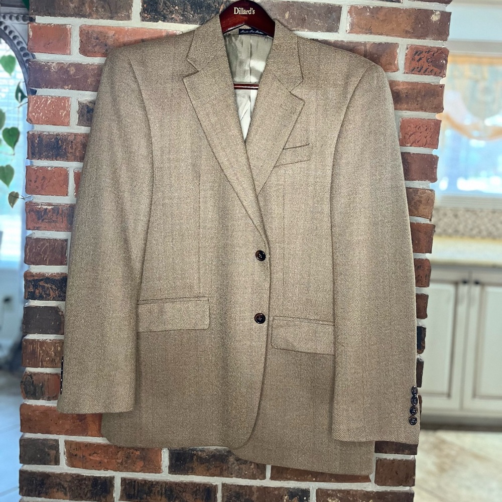 Men's Ralph Lauren Wool Tan Blazer 40R like new